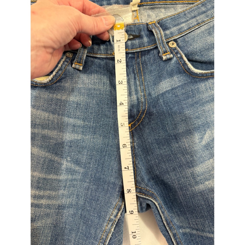 Rag & Bone The Dre Jeans Women 25 Blue Bradford  Boyfriend Classic Designer - Picture 5 of 8
